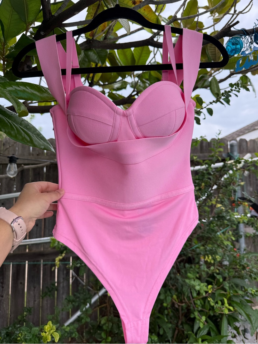 FashionNova, Revenge Bodysuit in Pink, S